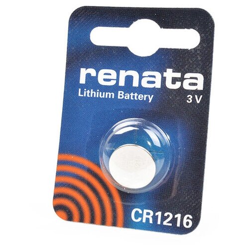 energizer батарейка cr1216 1bl 10 100 Элемент питания RENATA CR1216 BL1, 1шт