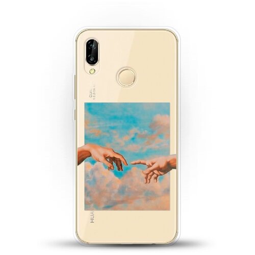 фото Силиконовый чехол искусство на huawei nova 3e andy & paul