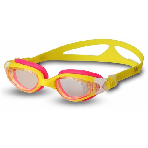 фото Очки для плавания детские indigo nemo gs16-3 желто-розовый