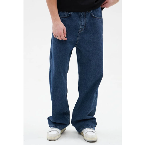 Джинсы широкие BLCV Seda Baggy, размер 32, синий джинсы широкие blcv seda baggy размер 32 синий