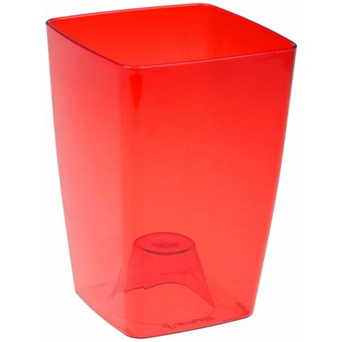 Кашпо для цветов пластиковое 1,8л «Сильвия» желтый