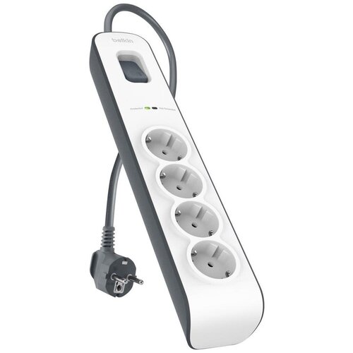 Сетевой фильтр Belkin Surge Protectors BSV400vf2M (White)