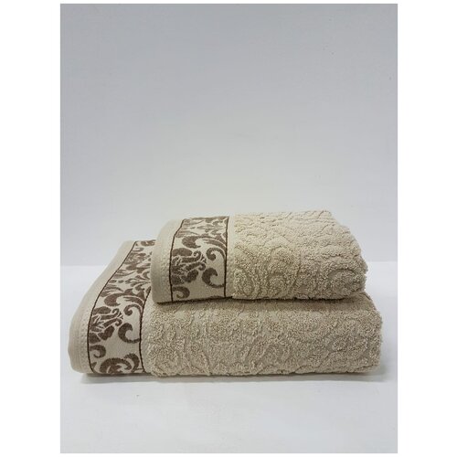 фото Ambiance полотенце jefferey цвет: бежевый br20325 (50х90 см)