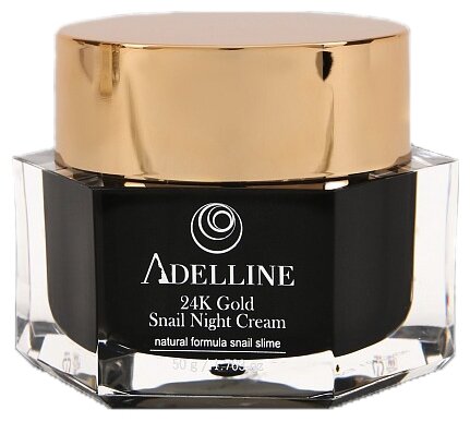 Adelline крем для лица 24K Gold Snail Night Cream, 50 мл