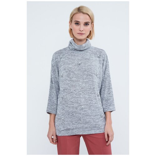 фото Свитер zarina, размер 42(xs), серый