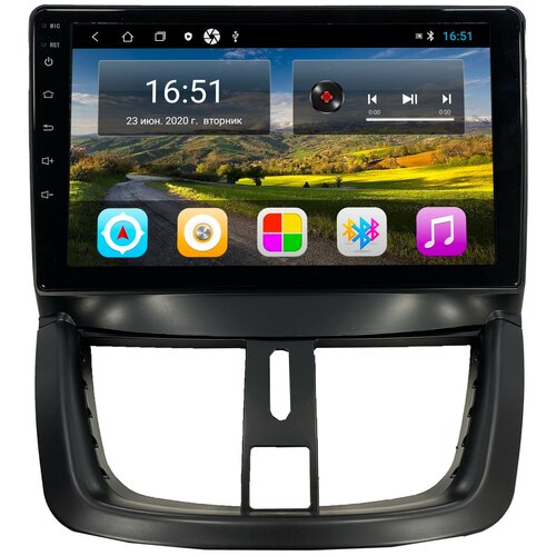 Штатная магнитола Zenith Peugeot 207 2006-2015, Android 10, 2/16GB