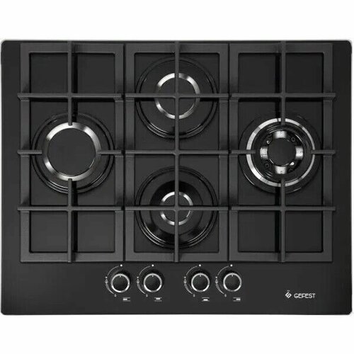 Газовая варочная панель GEFEST ПВГ 2231-04 Р3 с рамкой цвет панели черный цвет рамки черный 3082000₽