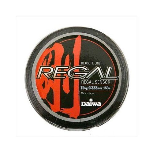 плетеный шнур daiwa regal sensor d 0 42 мм 150 м 40 кг желтый 1 шт Шнур плетеный Daiwa Regal Sensor - Y 0,420мм 150м (желтая)