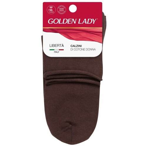 Носки Golden Lady, размер 35-38, коричневый носки женские golden lady liberta набор 5 пар всесезонные без резинки из хлопка цвет beige размер 39 41