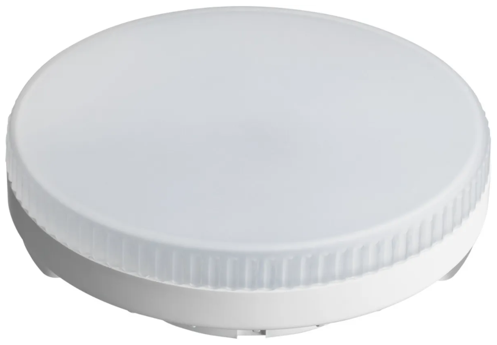Лампочка онлайт (таблетка) светодиодная 8вт GX-53 нейтральный белый свет, GX53, 8 Вт, Светодиодная, упаковка 5 шт. - фотография № 1