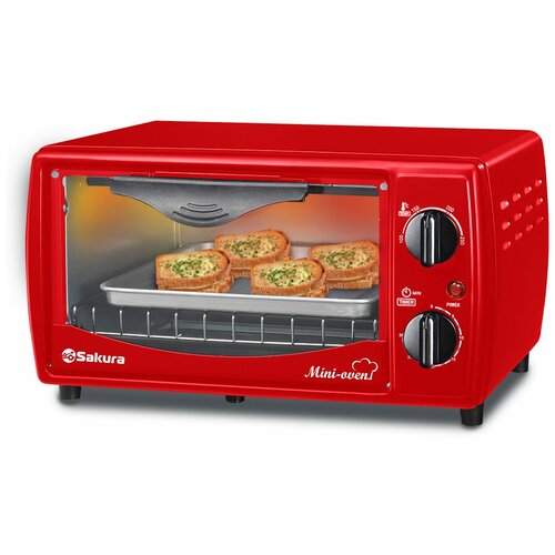 Духовка электро SA-7018R 10л 1000Вт таймер автомат выдвижн решетка 520100₽