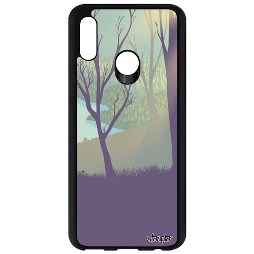 фото Простой чехол на смартфон // honor 10 lite // "лесные розы" дерево пейзаж, utaupia, цветной