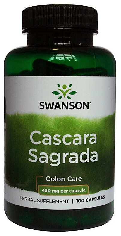 Swanson Cascara Sagrada 450 Mg 100 капс