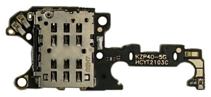 Шлейф для Huawei P40 (ANA-NX9) на разъем SIM, MMC