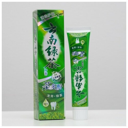 Купить Зубная паста Китайская традиционная на травах с Зеленым чаем Лонг Цзин 100 гр, Mikimarket