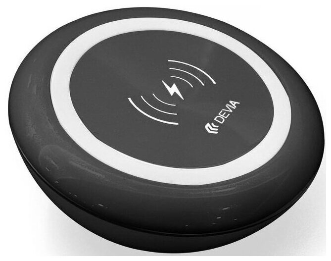 Devia Беспроводное зарядное устройство Fast Wireless Charger (black)