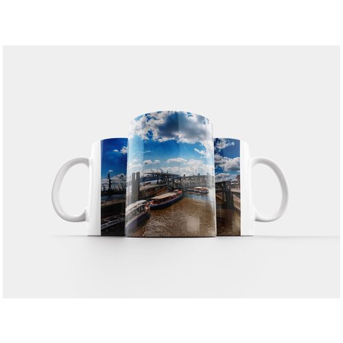 фото Кружка "landungsbrücken, гамбург, порт" 320 мл lotsprints