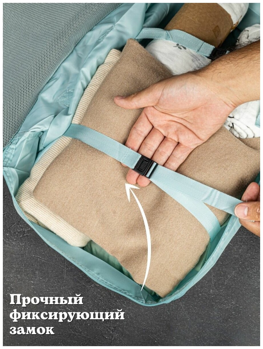 Органайзер для чемодана набор дорожный органайзер для одежды - фотография № 2