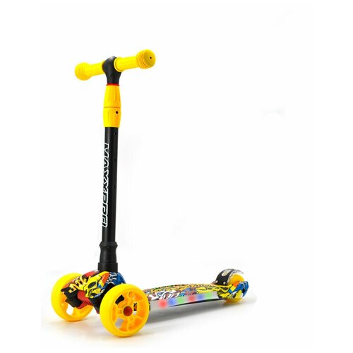 фото Самокат black aqua s00488 yellow-black