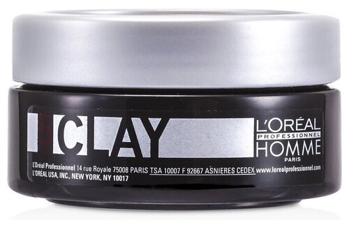 Loreal Homme Clay - Глина для стайлинга 50 мл