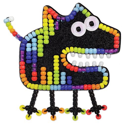 фото Аф 19-088 набор для изготовления украшения-патча 'баскер' (скери) 50*45 мм клевер клеvер