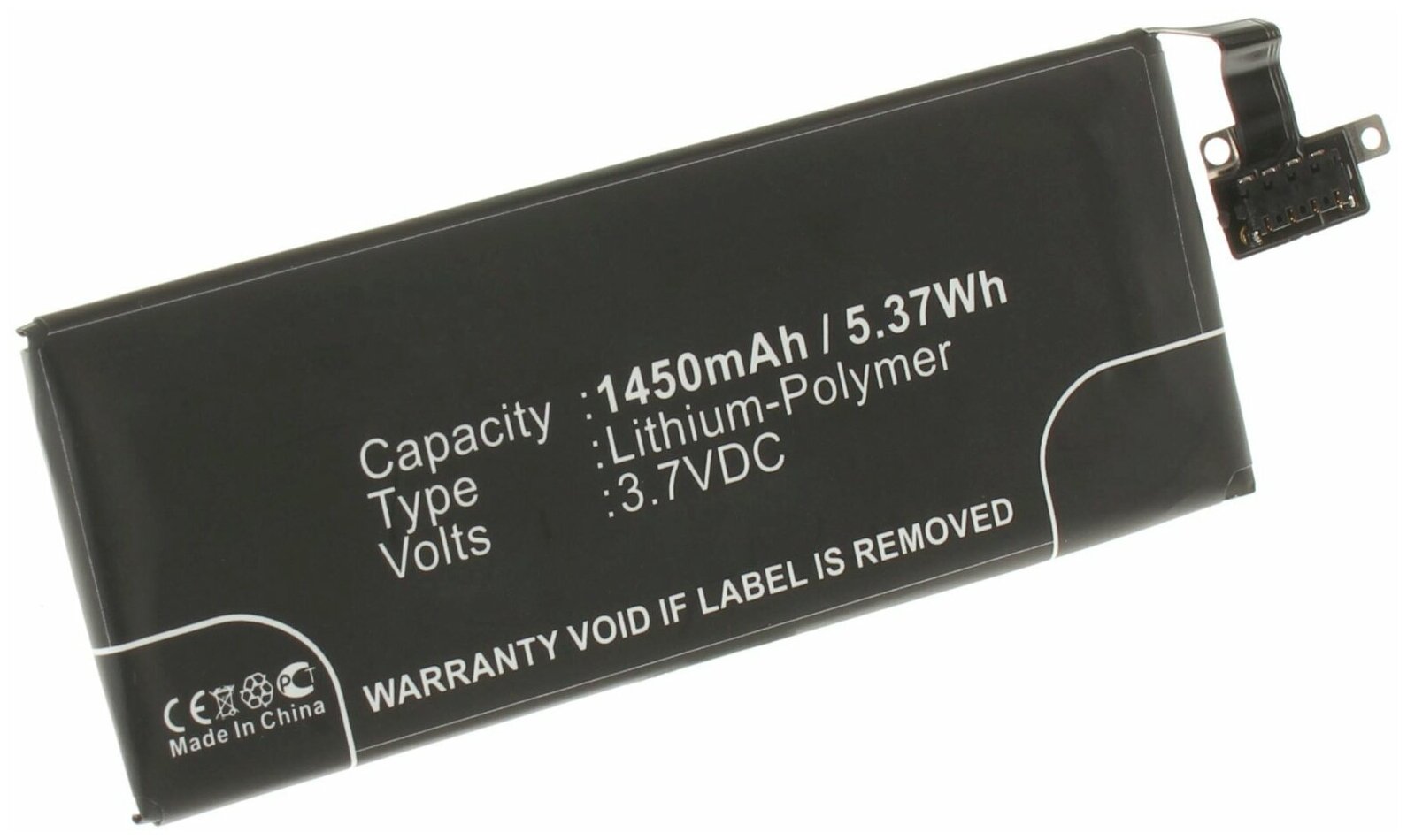 Аккумулятор iBatt iB-B1-M209 1450mAh для Apple 616-0580 616-0579 LIS1474APPC GB-S10-423282-0100