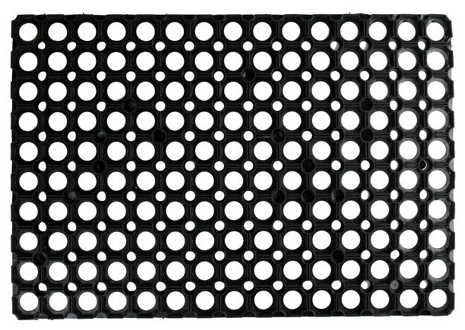 фото Коврик ячеистый грязесборный 40x60x1.2 см, цвет чёрный