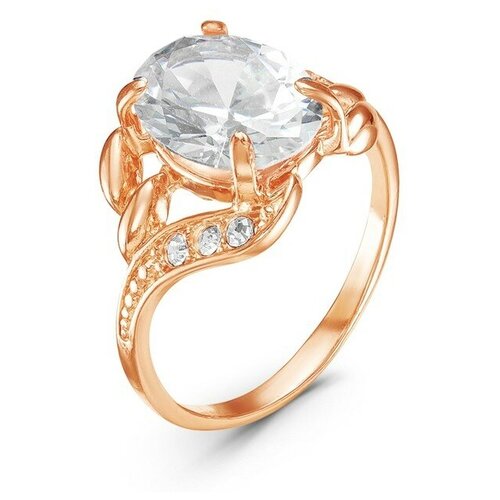 фото Кольцо "лунное сияние" овал, позолота, цвет белый, 16,5 размер magic store