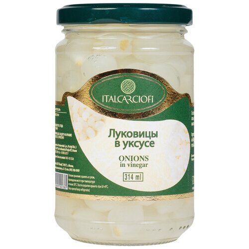 Луковицы в уксусе ItalCarciofi, 280 г