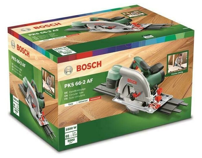 Ручная дисковая пила Bosch PKS 66 A-2 AF