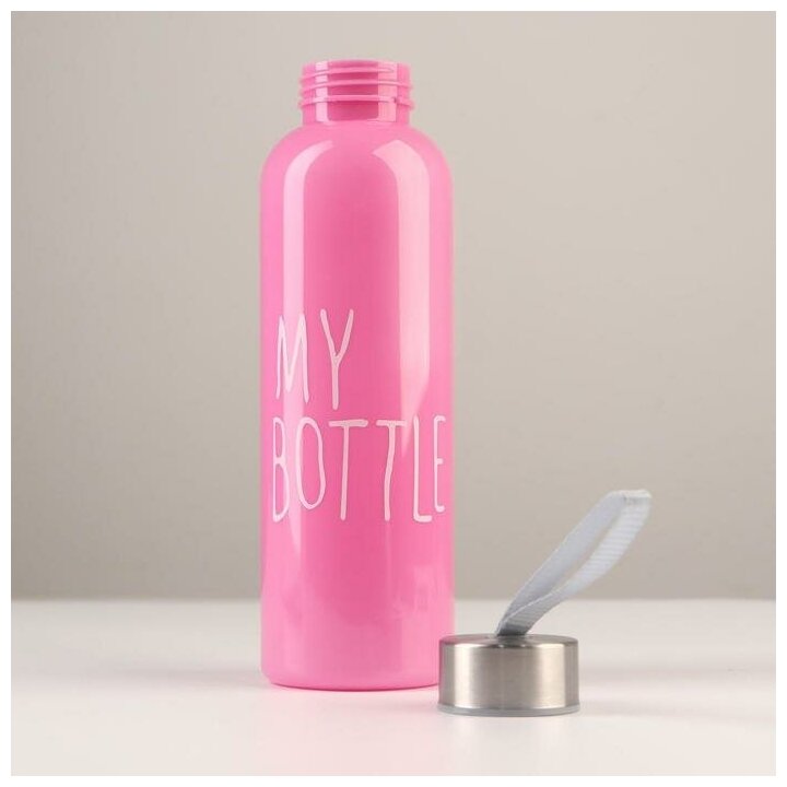 Бутылка для воды, 500 мл, My bottle, 21.5 х 6.5 см, микс 1920388