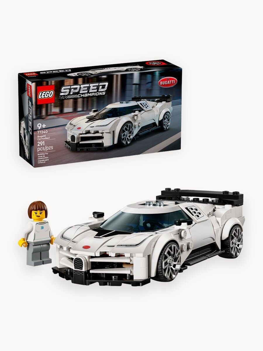 Конструктор LEGO Speed Champions 77240 Автомобиль Bugatti Centodieci, 291 дет.