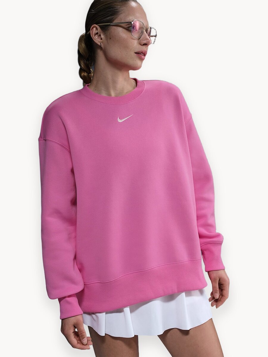 Толстовка NIKE Phoenix, размер M, , розовый