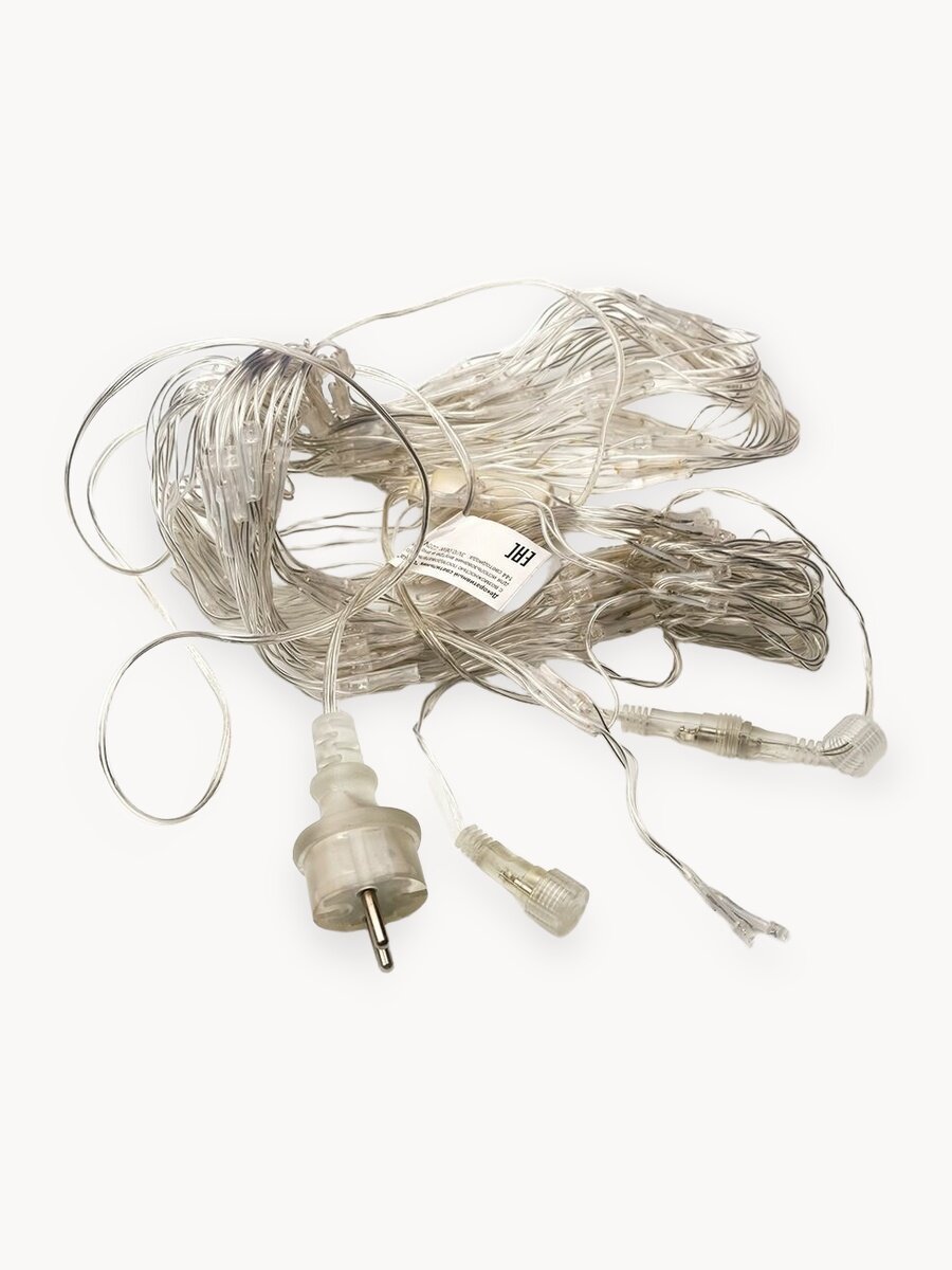 Гирлянда сетка интерьерная / уличная 144 лампы 1х1.5м