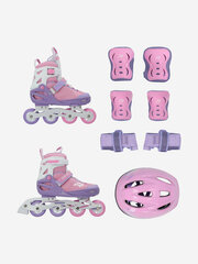 Набор детский: роликовые коньки, шлем, комплект защиты Reaction Rainbow Мультицвет; RUS: 31-36, Ориг: 31-36