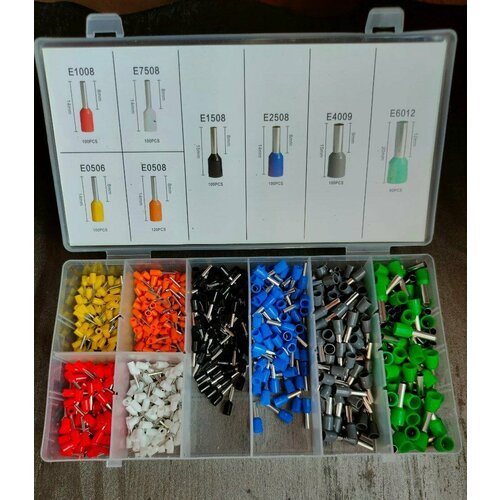 Набор втулочных штыревых наконечников для кримпера