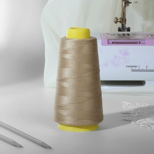 Нитки 202 3000 ярд цвет бежевый 515₽