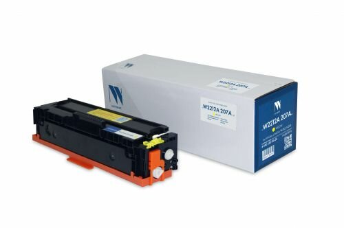 Картридж совместимый NV Print NVP NV-W2212A 207A Yellow (без чипа) ( без гарантии) для HP Color LaserJet M255/M282/M283 (1250k)