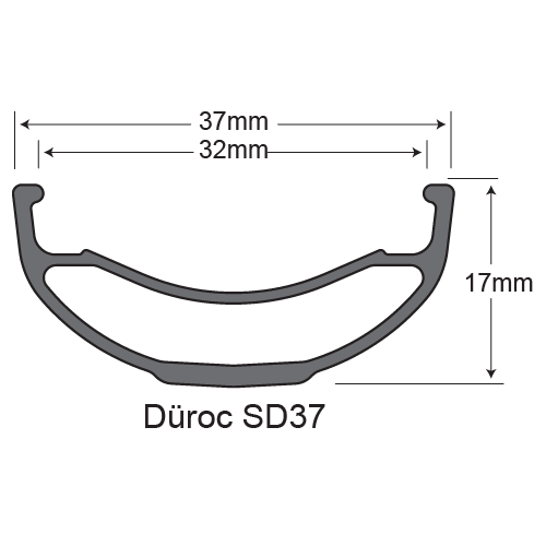 Обод 29 32h SunRingle Duroc SD37 Sleeved Black (LA8E14P13605C)