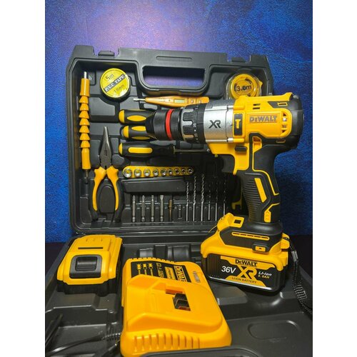 Шуруповерт ударный 36 Вольт с набором инструментов 1000000₽