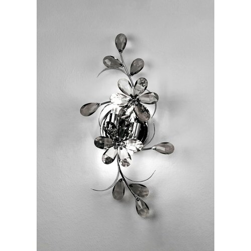 FIORI Бра настенное Notte Giorno Кристалл Дымчатыйхром 20800₽