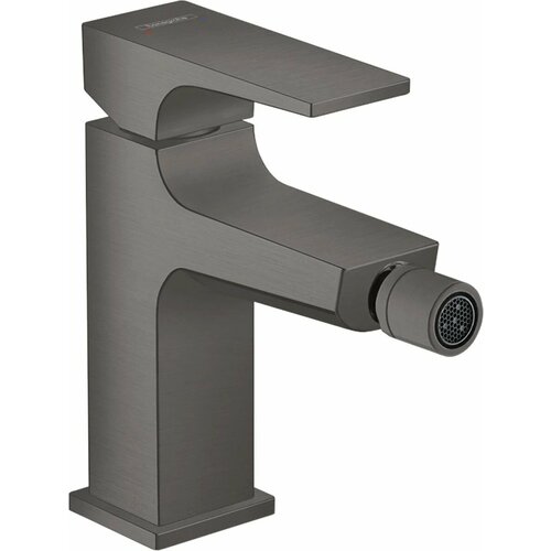 Смеситель Hansgrohe Metropol 32520340 для биде, с донным клапаном Push-Open смеситель для биде hansgrohe metropol 32520340 шлифованный черный хром