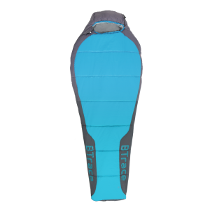 Спальный мешок BTrace Swelter L size Левый (Левый, Серый/Синий)