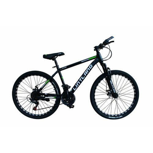 Велосипед спортивный LINTLANG 26" зеленый