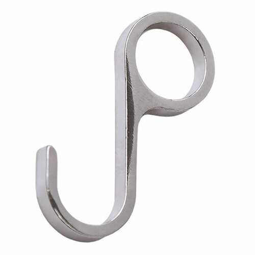 Крючок на рейлинг несъемный хром R-KR-D 1013₽