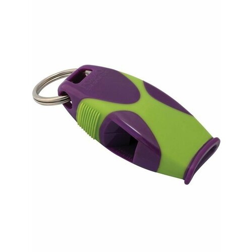 Свисток спортивный судейский Estafit Sharx со шнурком, зеленый/фиолетовый свисток ace camp 5 функций