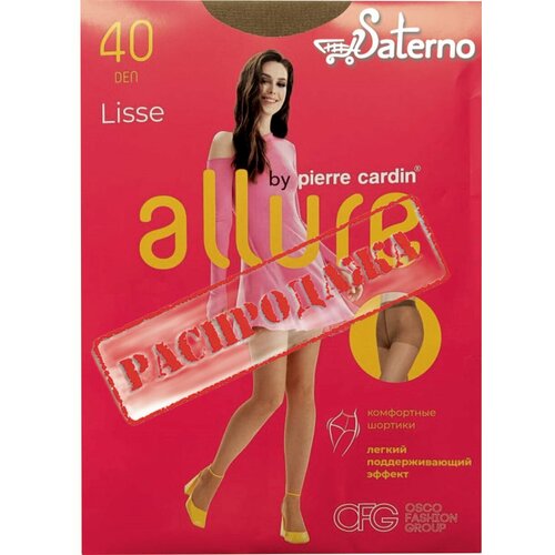 Колготки ALLURE, 40 den, размер 4, бесцветный