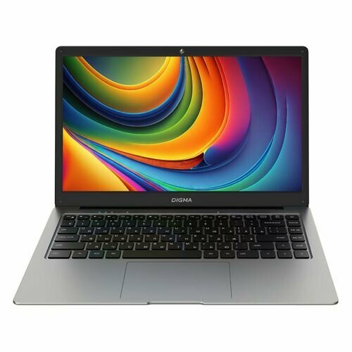 Ноутбук Digma EVE C4800 DN14CN-8CXW01, 14", 2024, IPS, Intel Celeron N4020 1.1ГГц, 2-ядерный, 8ГБ DDR4, 256ГБ SSD, Intel UHD Graphics 600, Windows 11 Professional, темно-серый