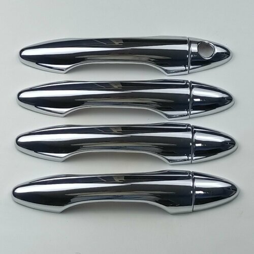 Хром накладки на ручки для Hyundai IX35 2009-2015 комплект на 4 двери ABS-пластик 1580₽