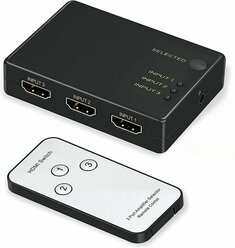 HDMI сумматор/switch на 3 порта с пультом дистанционного управления версия 1.4 5-870RC